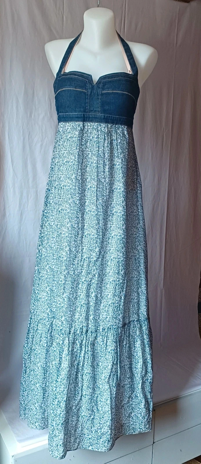 Vestido longo bustier Cop Copine liberty tamanho 40 – photo 2
